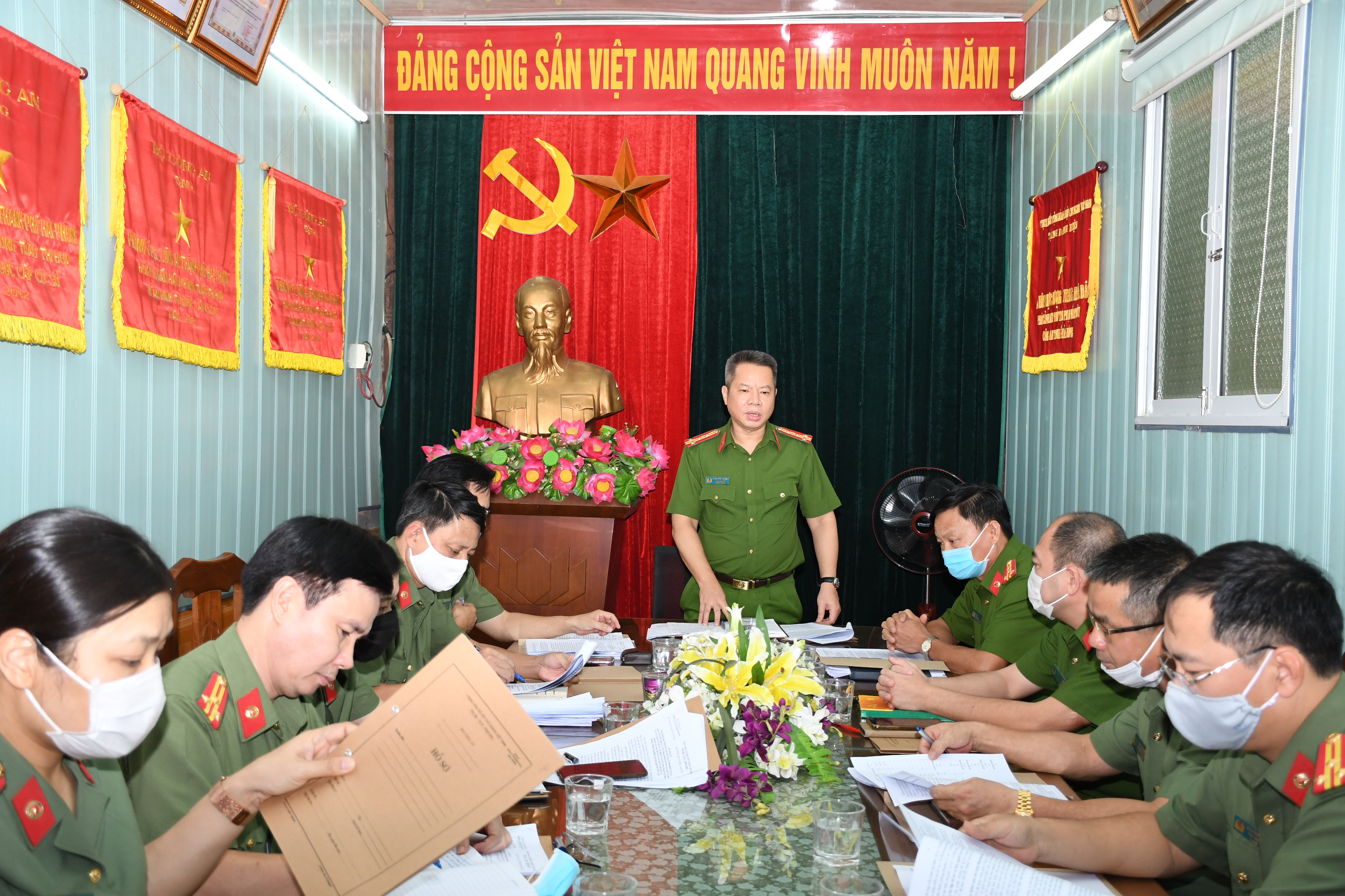 Kiểm tra công tác 6 tháng đầu năm 2021 Phòng Cảnh sát điều tra tội phạm về ma túy